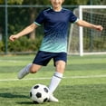thumbnail image 2 of LUOGENLI Football Competition Training Team Football Children's Sports (Blue Size 9-10 Years), 2 of 9