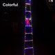thumbnail image 5 of Luces LED de escalera navideñas con muñeco de Papá Noel, cadena de luces con control remoto, USB, 8 modos, decoración navideña para el hogar, la habitación y el jardín, 5 of 5