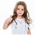 thumbnail image 3 of Conjunto de collar y pulsera HUOGUO Girls Glitter Unicorn, 3 of 4