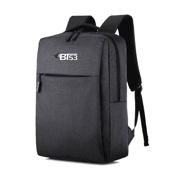 BT53 Smart Slim Laptop Backpack 15.6”, Business, Travel, College Laptop Backpack with USB Charging Port, Water Resistance .Best Holidays Gift (Black)