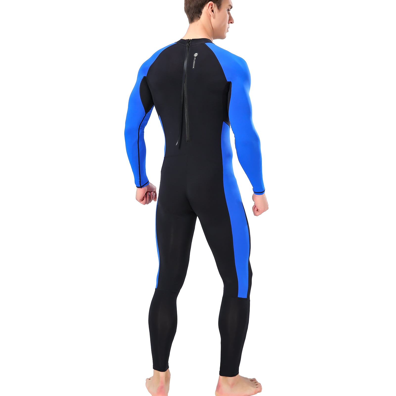 SLINX Men One-piece Diving Suit Long Sleeve Snorkeling Surfing Wetsuit Swimsuit 