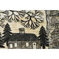 thumbnail image 4 of MOON Modern Stylish Living Room Rug DESIGN LODGE - 2'2"x7'3" Runner, Brown, 4 of 5