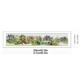 thumbnail image 2 of Kit de punto de cruz Wdftyju casas bordado completo 11CT 217x45cm, 2 of 9