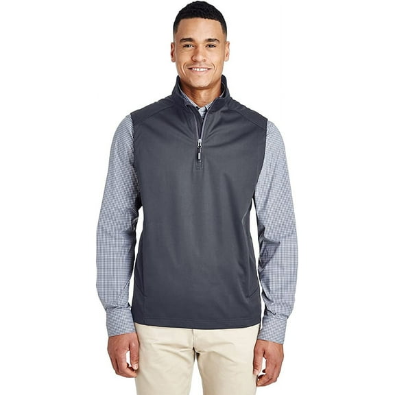 CE709 Core 365 Men's Techno Three-Layer Quarter-Zip Vest Carbon L