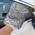 thumbnail image 4 of Visland 3 Pcs Microfiber Wash Mitts Scratch-Free Lint-Free Car Wash Gloves Absorbent Automotive Car Cleaning Mitt for Rinseless Washing, 4 of 8