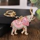 thumbnail image 5 of Llaveros de elefante de la suerte con diamantes de imitación de ópalo, llaveros de elefantes lindos, colgante para bolso de mujer, llavero de cristal, colgante para bolso de mujer (rosa), 5 of 5