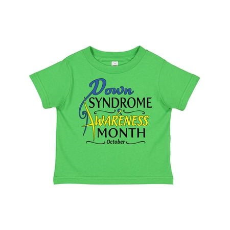

Inktastic Down Syndrome Awareness Month- October Gift Toddler Boy or Toddler Girl T-Shirt