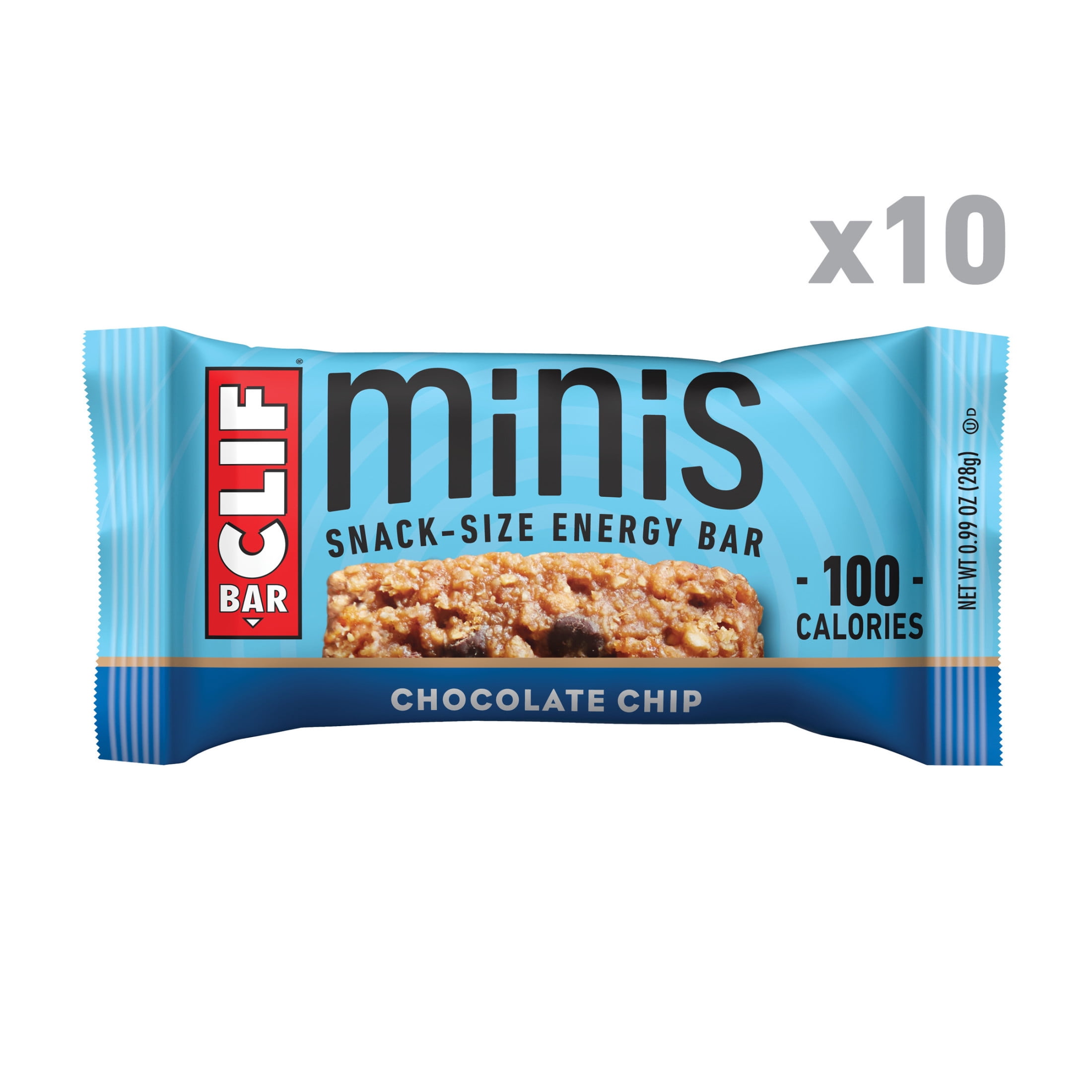 (9 pack) CLIF BAR Minis Chocolate Chip Flavor Snack-Size Energy Bars, 10ct
