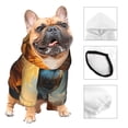 thumbnail image 3 of Balery Prairie Meditating Lion Sudadera con Capucha para Perros Pequeños – Ropa para Mascotas, Disfraz para Perros y Gatos, Ideal para Fiestas y Cosplay-XX-Large, 3 of 7