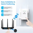thumbnail image 6 of 300Mbps WiFi Booster, Long Range Wireless Repeater, Easy Setup, WPS, Supports Multiple Devices, for Home Office, Extends WiFi Coverage, 6 of 9