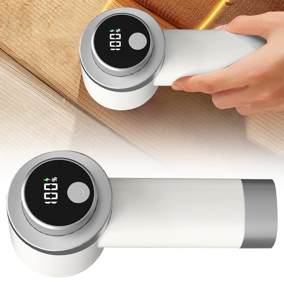 Rechargeable Lint Remover, Rechargeable Fabric Shaver for Clothing, LED Display Lint Remover, Portable Fuzz Shaver with 3 Speeds, Rechargeable Lint Shavers for Sweaters, Couch, Blankets, Carpet Use