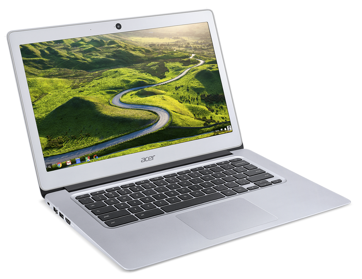 Acer 14" Chromebook, Intel Atom, 4GB RAM, 32GB eMMC, Chrome OS, Silver, CB7151WT39HZ - image 2 of 6