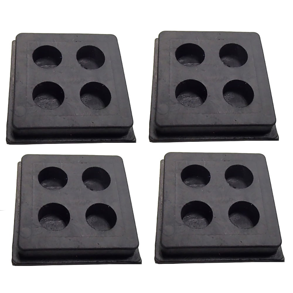 4 Heavy Duty Anti Vibration Isolation Rubber Pads 2" x 2" x 3/4" 