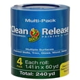 thumbnail image 1 of Painter's Tape Duck Clean Release, color azul, 1,41 cm x 55 m, 4 rollos, 1 of 8