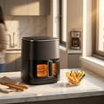 thumbnail image 4 of Casabay 6QT Air Fryer with Viewing Window, 12-in-1 Digital Air Fryer Oven, Large Square Basket Air Fryer for Fries, Chicken, Wings, Seafood & Vegetables, Black, 4 of 6