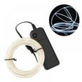 thumbnail image 2 of RubrumRose 16.4ft EL Wire Neon Lights Glowing Strobing Home Decor Light Party, 2 of 4