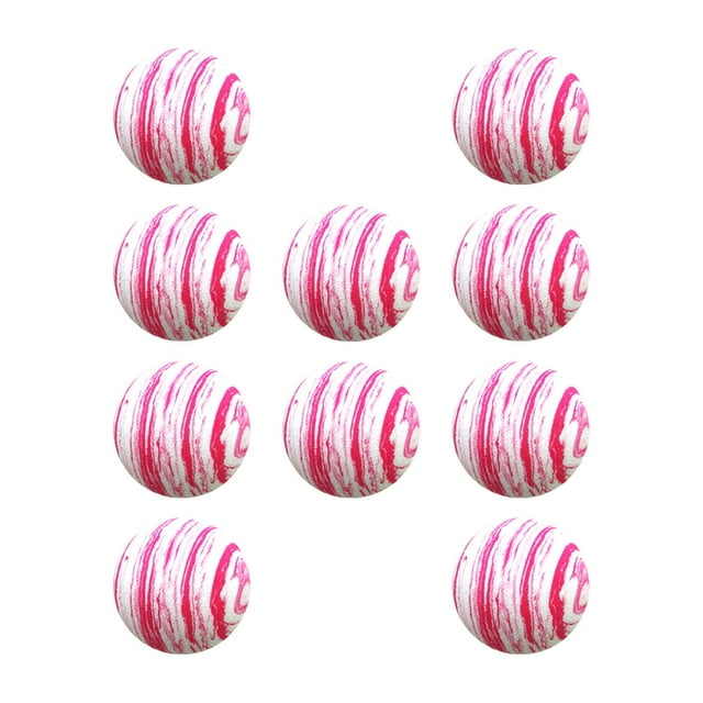 10 piezas pelotas de Golf pelotas de entrenamiento de Golf pelotas para practicar Golf multifunción duraderas accesorios de Golf para jardín Oficina Rosa y
