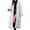 White, variant on Miluxas Winter Faux Fur Long Coat for Women Plus Size Warm Cotton Jackets Casual Open Front Long Sleeve Sherpa Outerwear