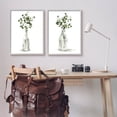thumbnail image 2 of Eucalyptus Herbal Bouquet Arrangement Botanical & Floral Graphic Art Gray Framed Art Print Wall Art, Set of 2, 2 of 8