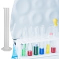 thumbnail image 2 of Less Than 5 Desktop Ornament Tool Science Education Supplies Measuring Cylinders Glass 100ml Plastic Graduated Cylinder, 2 of 3