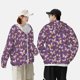 thumbnail image 4 of Balery Butterflies And Floral Sudadera ligera de manga larga con capucha y protección solar UPF 50+ para hombre y mujer, ideal para pesca y running-Large, 4 of 7