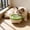 Green#47, variant on Floating Water Bowl for Cats and Dogs, Anti-Spill No-Drip Pet Dispenser, Keeps Pet Beard Dry and Chin Clean, Food-Grade Slow Water Feeder for Small to Medium Pets, 1PC