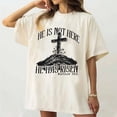 thumbnail image 3 of He Is Not Here He Has Risen Easter T-Shirt – Christian Resurrection Faith Graphic Tee, Religious Easter Shirt Gift for Men & Women, 3 of 6