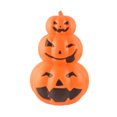 thumbnail image 1 of Halloween Luminous Pumpkin Light Bucket Unique 3 Tiers Design Pumpkin Lamp Decor Light Up Lantern Props Toy with Button Battery for Festival Decor, 1 of 6