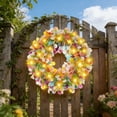 thumbnail image 5 of Easter Wreath with Lights 40cm - Colorful Artificial Spring Wreath Decorations (Light), 5 of 7