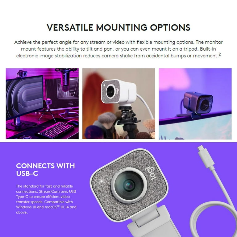 Streamcam usb c sale