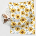 thumbnail image 6 of Yiaed Sunflowers Print Dog Blankets-Cat Blanket Washable for Couch Protection,Puppy Blanket, Soft Plush Reversible Throw Furniture Protector-Medium, 6 of 8