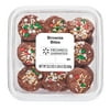 Freshness Guaranteed Holiday Brownie Bites, 22.2 oz, 33 Count, Shelf-Stable, Soft, Chewy, Decadent Dessert with Sprinkles and Confetti