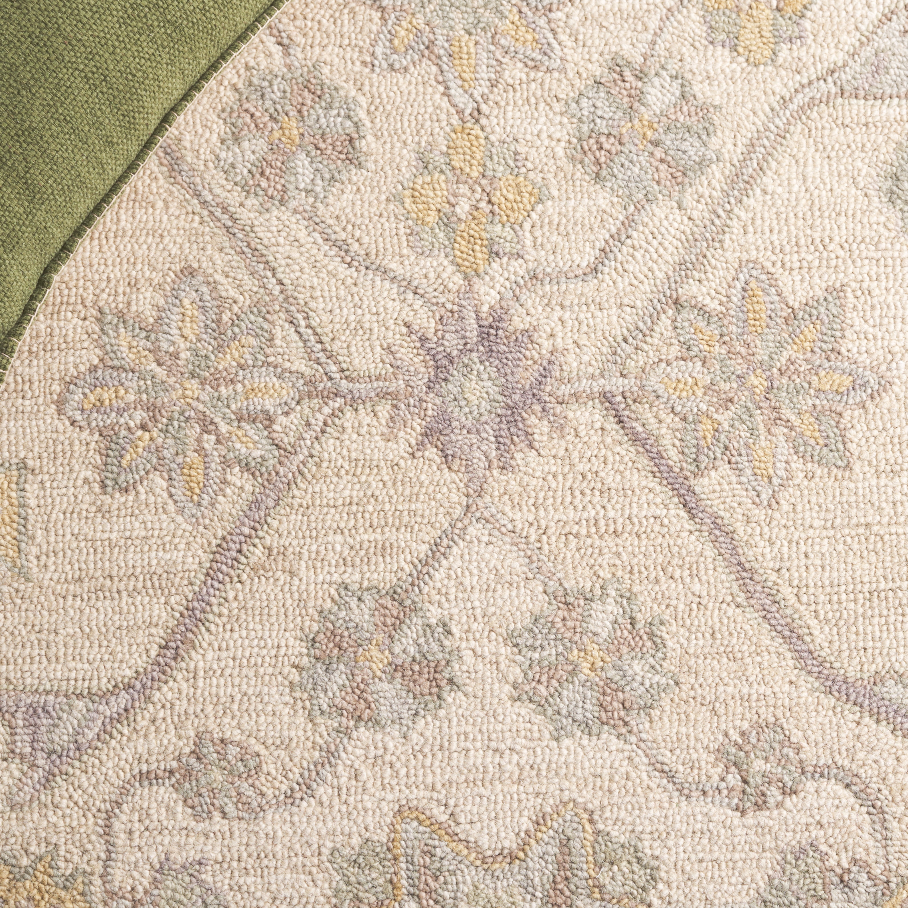 Safavieh Blossom Constantine Floral Wool Area Rug, Beige/Purple, 9' x 12'
