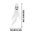 thumbnail image 3 of Halloween Ghost Windsock Flag Decorations,Hanging Happy Halloween Pumpkin Flying Ghost Spooky Cartoon Wind Socks for Yard Patio Garden Pathway Tree Indoor Outdoor, 3 of 6
