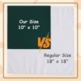 thumbnail image 2 of Serviettes Mini Réutilisables Eco Hanky 10 X 10 Pouces Format Écoresponsable Utilisation Idéale comme Serviettes pour Enfants pour le Dîner Ou Remplacement à Faible Consommation de Serviettes en Papier et Essuie-Tout (Vert Foncé, Mini-24 Pa.), 2 of 7