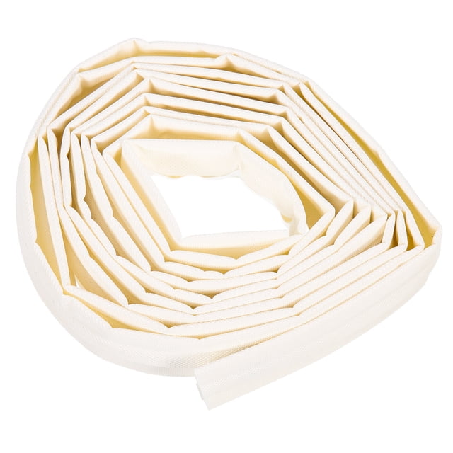 Shisuyan 1 Set Sealing Strip Door Insulation Strip PE White for Home Improvement