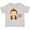 AC-Heather Grey, variant on Happy Monkey Boys or Girls Toddler T-Shirt