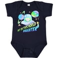 thumbnail image 3 of Inktastic Out of This World Daughter Cute Alien in Outer Space Girls Baby Bodysuit, 3 of 5