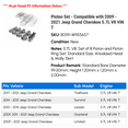 thumbnail image 2 of Piston Set - Compatible with 2009 - 2021 Jeep Grand Cherokee 5.7L V8 VIN T 2010 2011 2012 2013 2014 2015 2016 2017 2018 2019 2020, 2 of 2