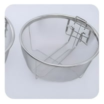 ACDANC Stainless Steel Deep Fry Basket for Frying Serving Food,Multifunctional Fryer Basket with Detachable Handle Fryer for Pot Mini Fish Fry Fryer Strainer with Long Handle Cooking Tool (8")