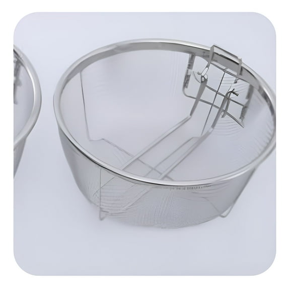 ACDANC Stainless Steel Deep Fry Basket for Frying Serving Food,Multifunctional Fryer Basket with Detachable Handle Fryer for Pot Mini Fish Fry Fryer Strainer with Long Handle Cooking Tool (8")