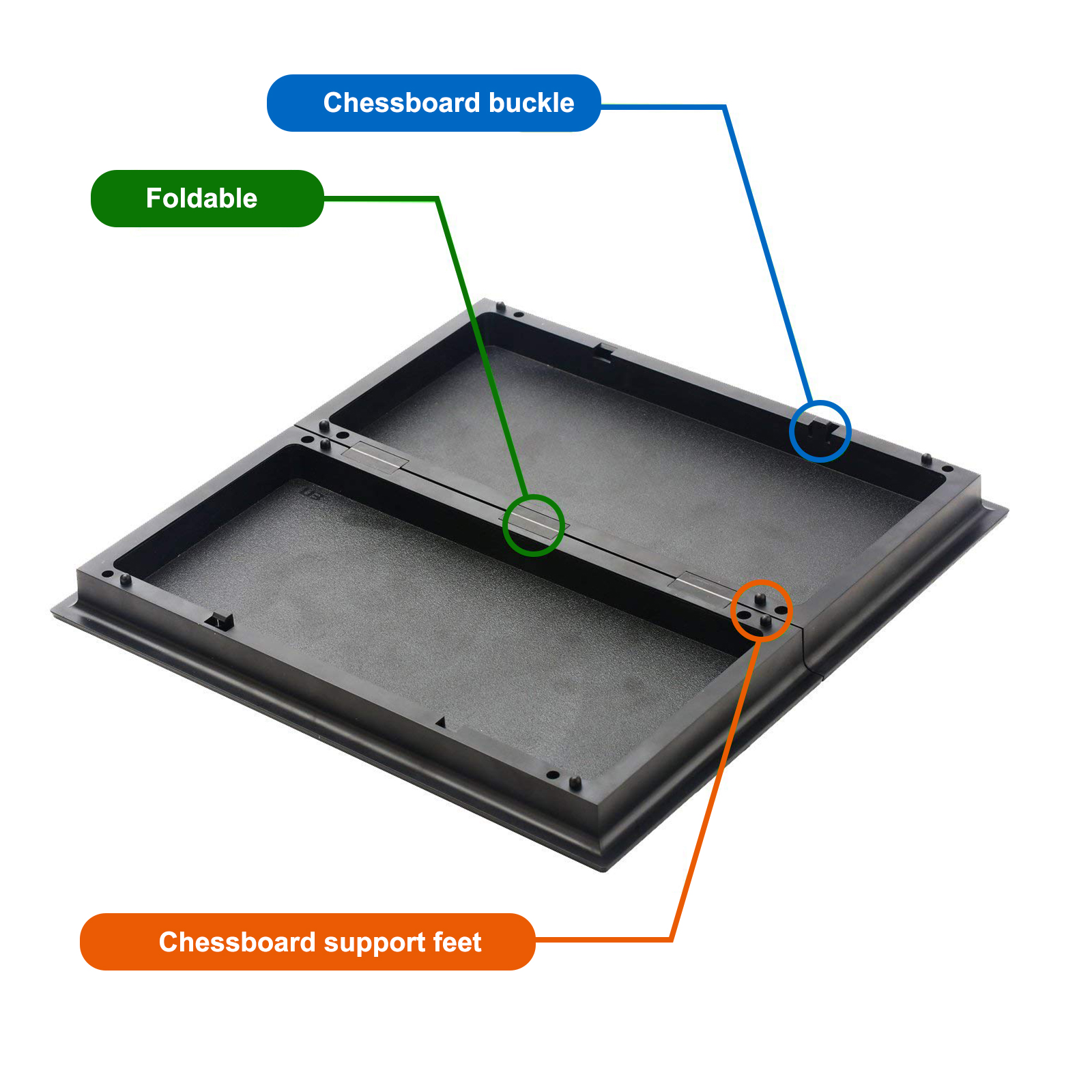 MUUDXI Magnetic Folding Chess Set, 12 Inches photo 5