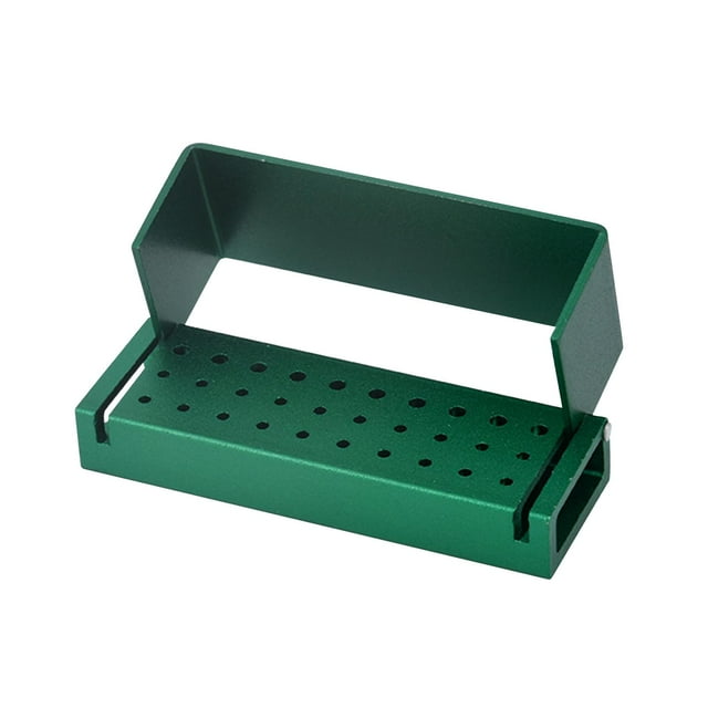 Portafresas Herramientas necesarias Aluminio esterilizable en autoclave Reutilizable Robusto con tapa abierta Verde