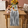 thumbnail image 2 of Black Grey Vintage Table Runner - 70 Inch Long Retro Abstract Art Cotton and Linen Blended Dress Scarves Farmhouse Table Runner for Kitchen Dining, Coffee Table, 13" x 70", 2 of 8