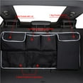 thumbnail image 4 of pitrice Car Trunk Organizer Car Rear Seat Back Storage Bag Multi Hanging Nets Pocket Trunk Bag Organizer, 4 of 6