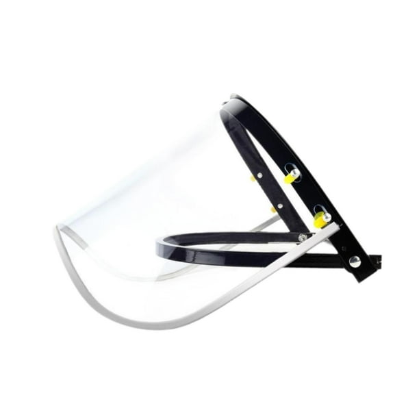 Visera protectora facial, accesorio de tapa dura, antiimpacto, protector facial ajustable para trabajos al aire libre, recorte, soldadura de jardín Claro