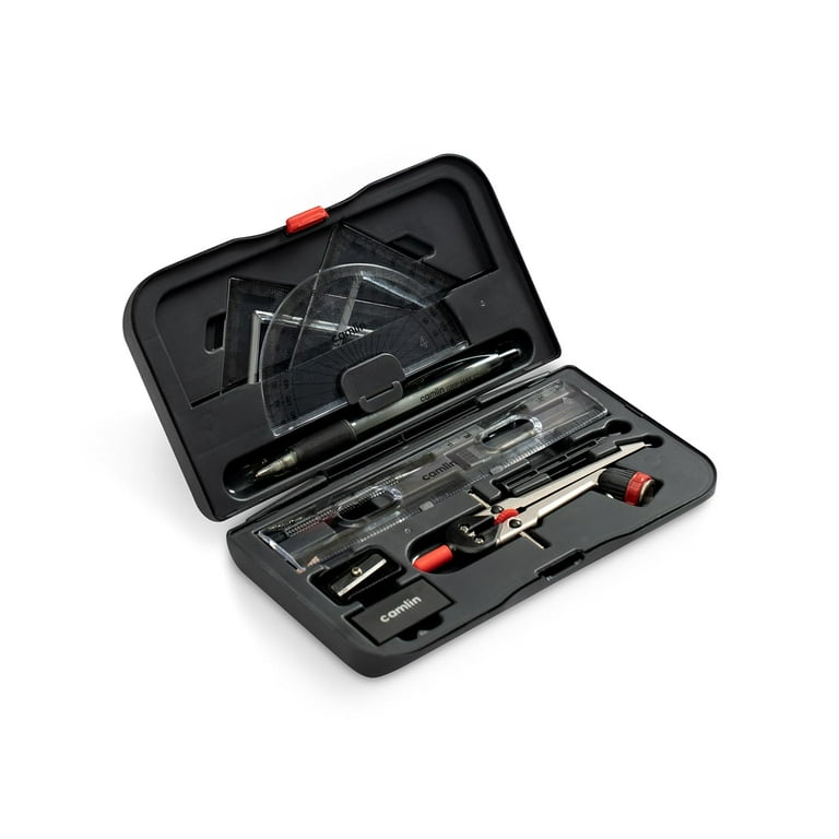 Camlin Scholar Pro Geometry Box - 12-Piece Premium Kit for School