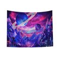 thumbnail image 1 of ZAXARRA Tapis Décoratif en Toile de Fond Imprimé Ciel Étoilé, 1 of 9