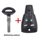 thumbnail image 5 of Sidaley Funda para llave de coche con mando a distancia, duradera, suave, ligera, carcasa para llaves, pequeña, fácil operación, uniforme, costura, Vehículos, repuestos y accesorios Mis Tipo 1 Sidaley VI018436-01, 5 of 6