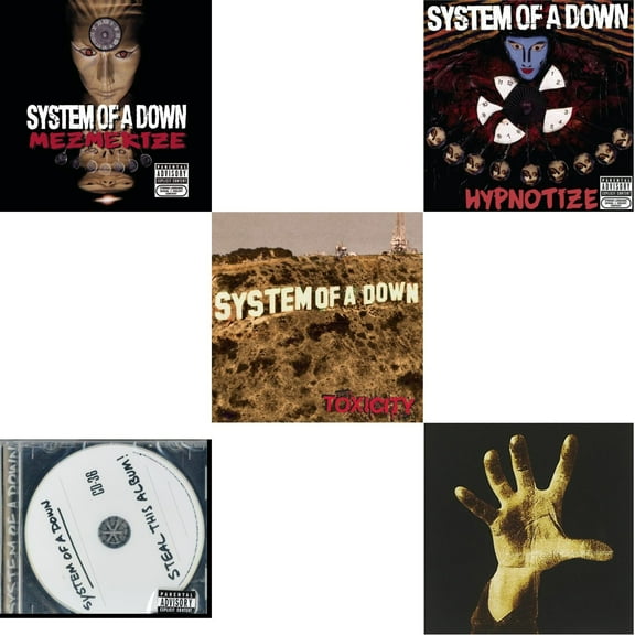 Mezmerize & Steal This Album & Toxicity & Hypnotize & System Of A Down [CD Bundle]